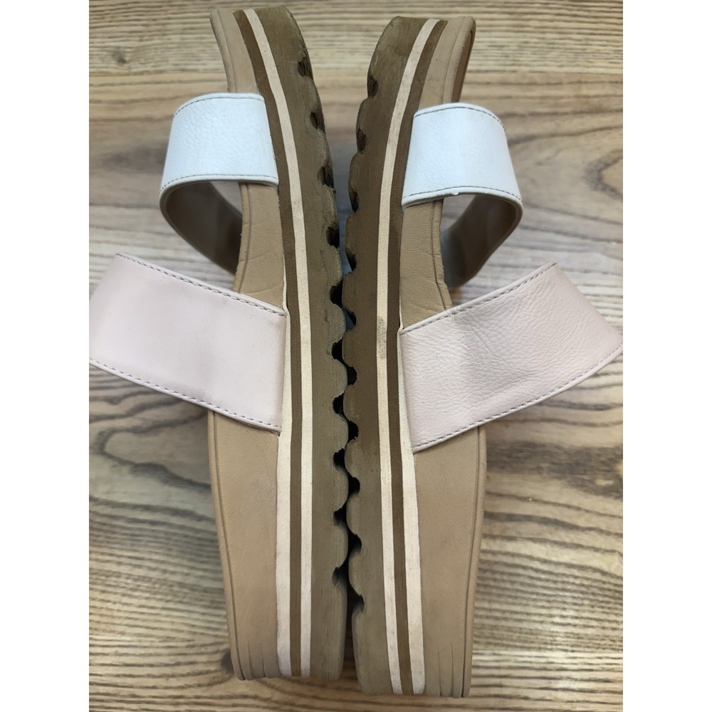 Reef Women Banded Horizon HI, Size 9 Women's Pink & White Slip on Cushion Comfy - Picture 5 of 10